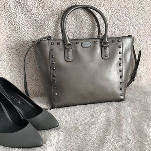 EUC! Michael Kors Saffiano Studded Large Tote
